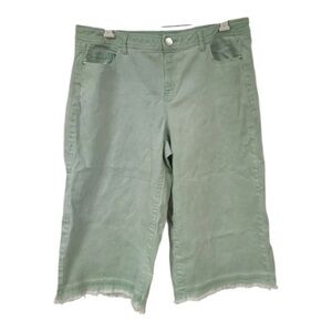 Lane Bryant Sage Green Capris